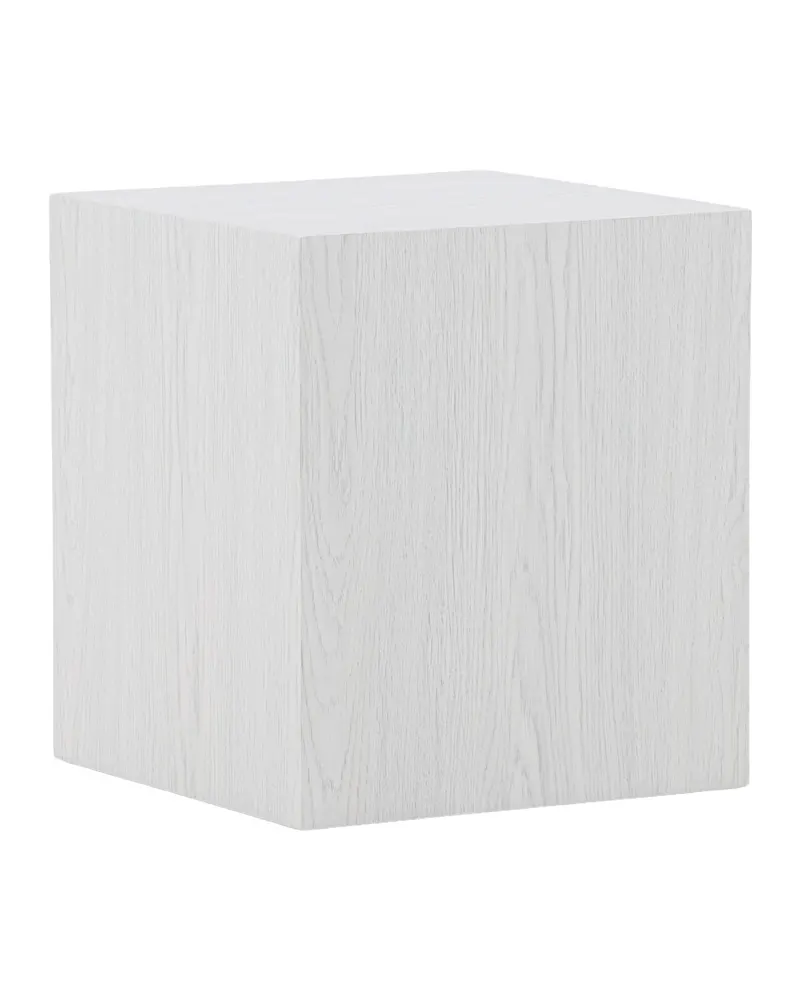 York eckiger Couchtisch in Blockform in 40 × 40 cm, Whitewash, Ansicht 7