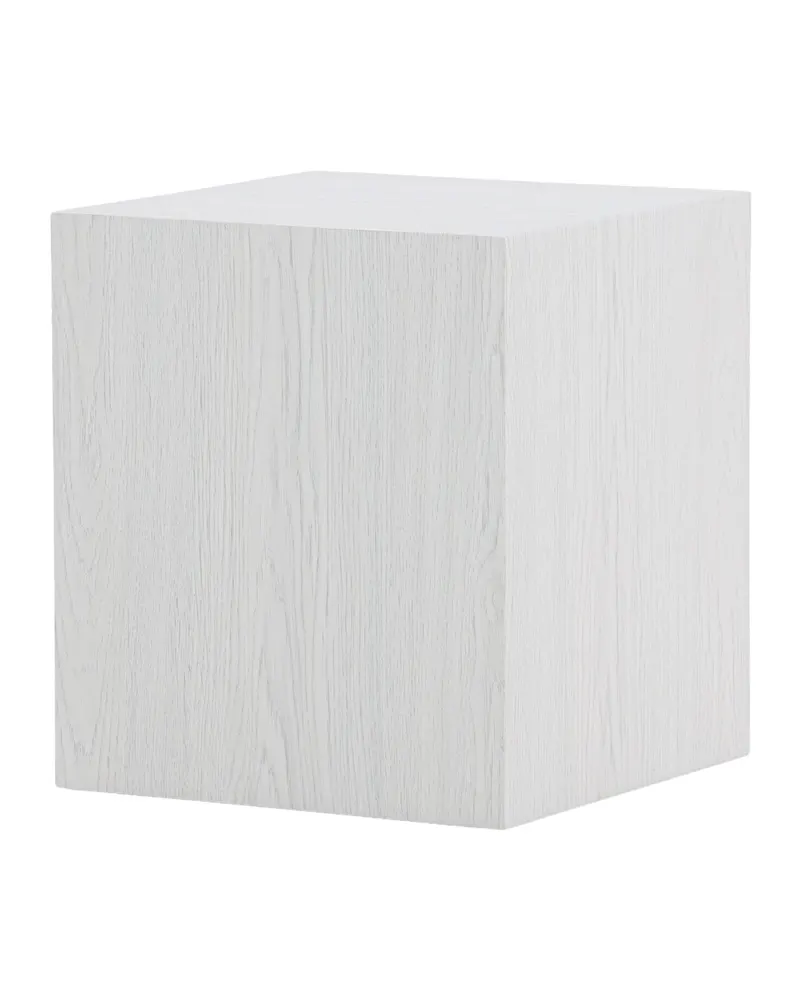 York eckiger Couchtisch in Blockform in 40 × 40 cm, Whitewash, Ansicht 9