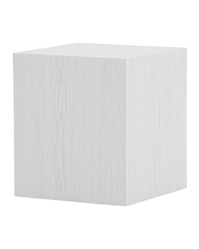 York eckiger Couchtisch in Blockform in 40 × 40 cm, Whitewash, Ansicht 12