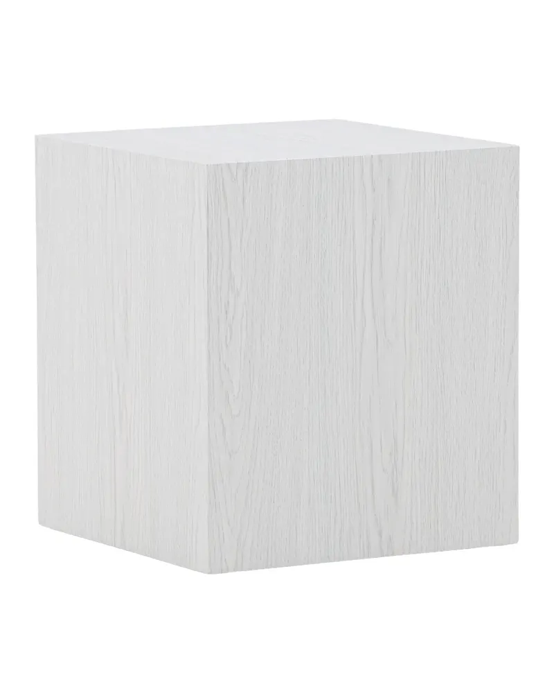York eckiger Couchtisch in Blockform in 40 × 40 cm, Whitewash, Ansicht 4