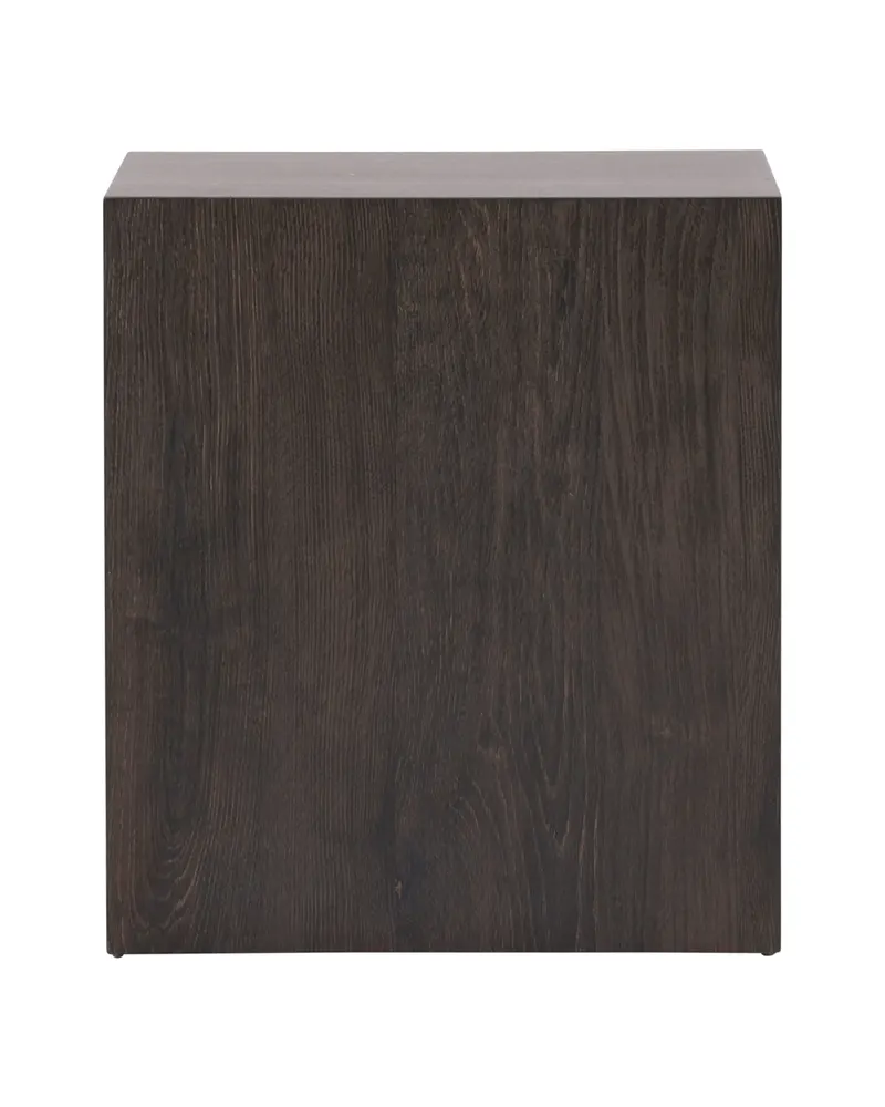 York eckiger Couchtisch in Blockform in 40 × 40 cm, Mokka, Ansicht 8