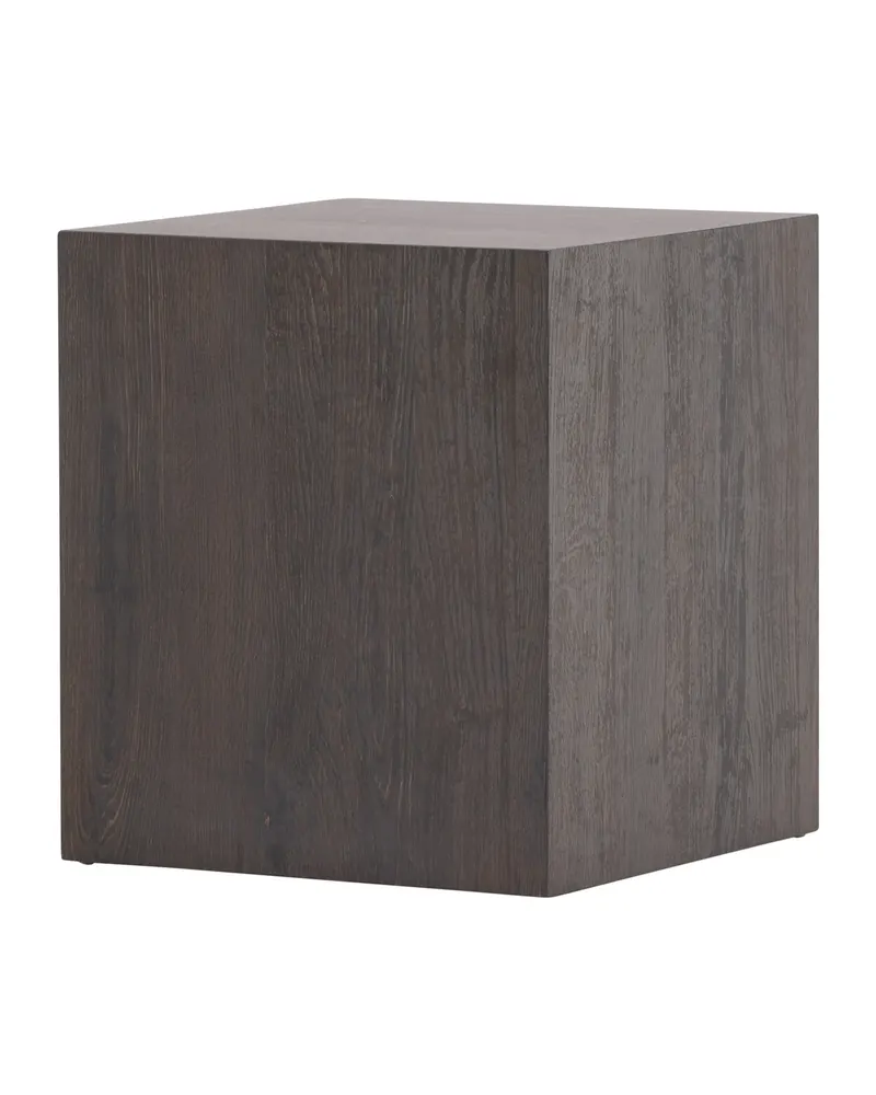 York eckiger Couchtisch in Blockform in 40 × 40 cm, Mokka, Ansicht 9