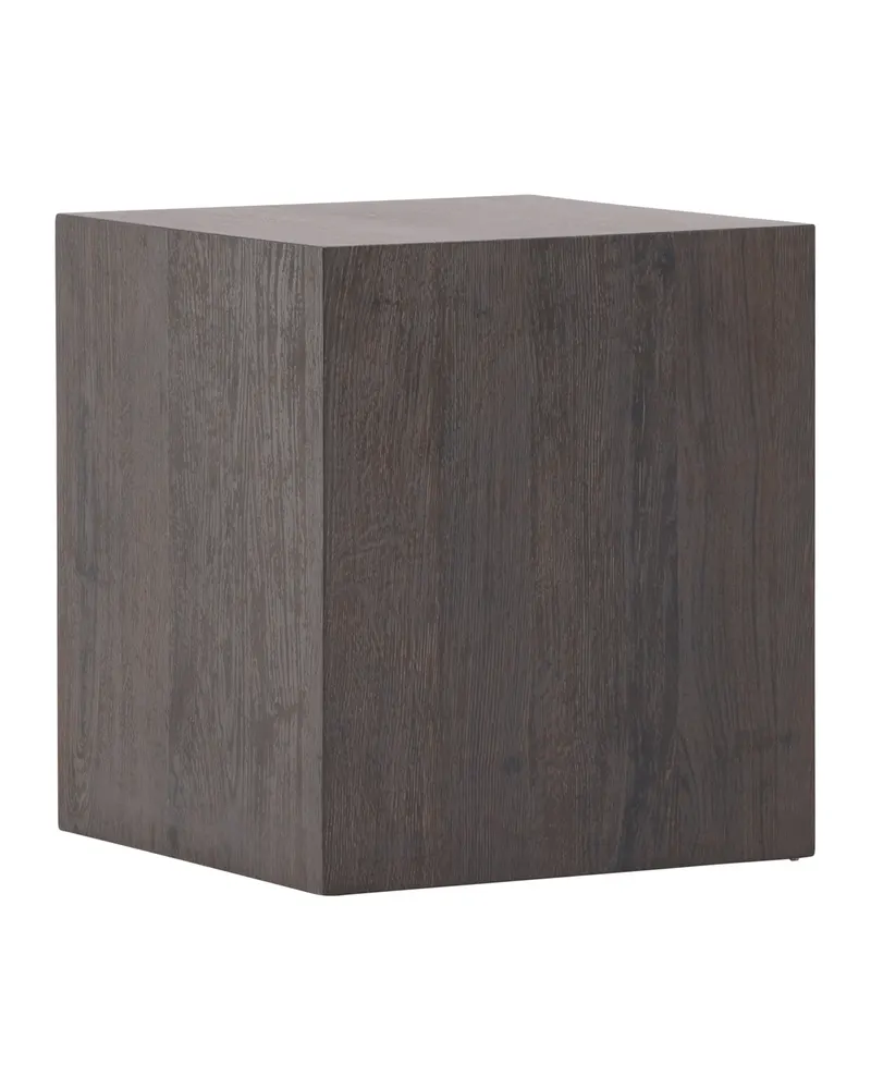 York eckiger Couchtisch in Blockform in 40 × 40 cm, Mokka, Ansicht 10