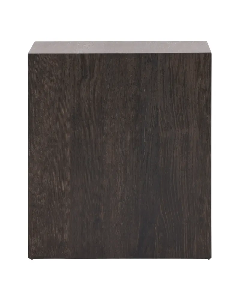 York eckiger Couchtisch in Blockform in 40 × 40 cm, Mokka, Ansicht 11