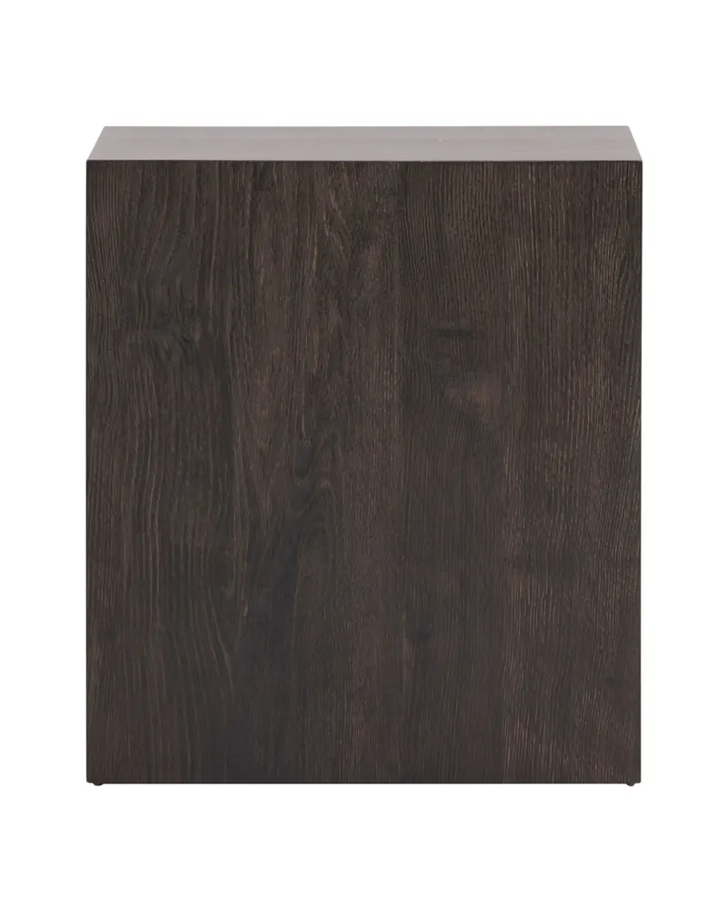 York eckiger Couchtisch in Blockform in 40 × 40 cm, Mokka, Ansicht 2