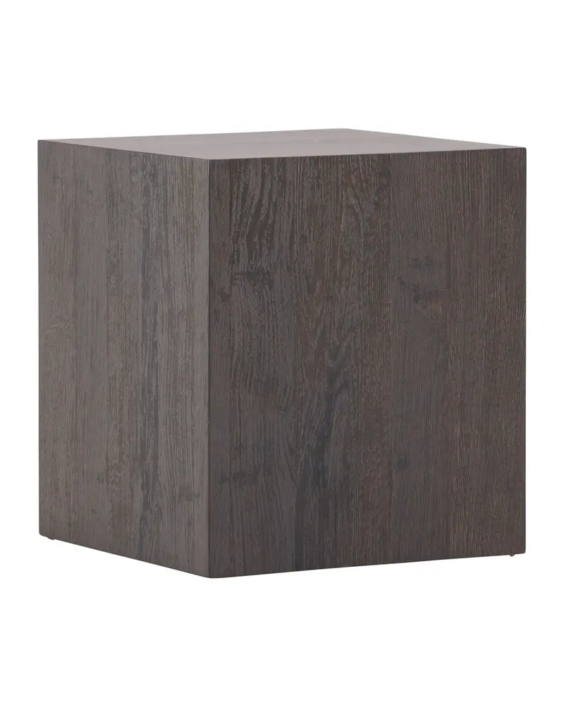 York eckiger Couchtisch in Blockform in 40 × 40 cm, Mokka, Ansicht 3