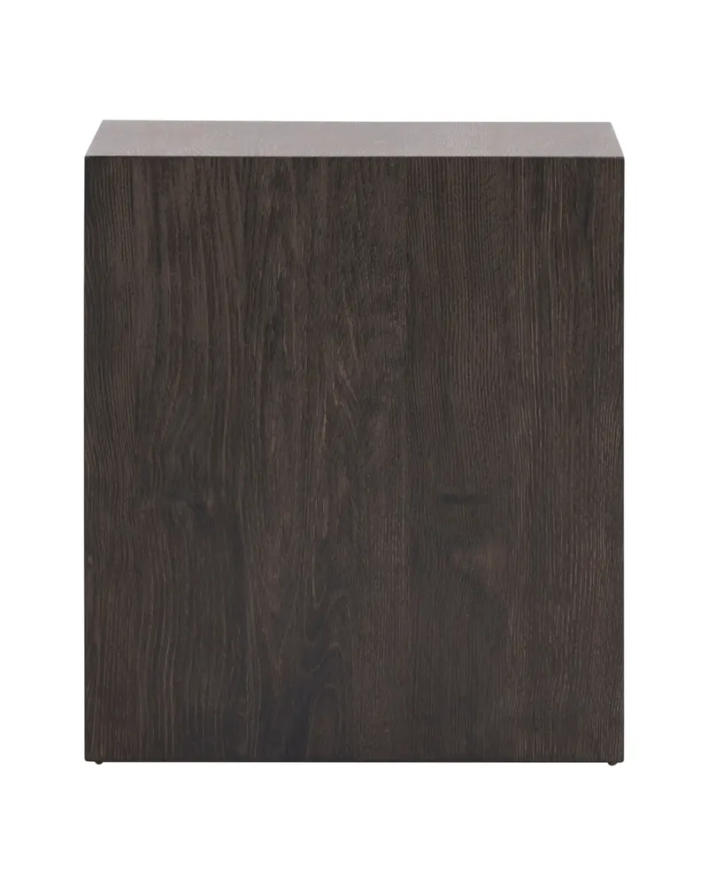 York eckiger Couchtisch in Blockform in 40 × 40 cm, Mokka, Ansicht 5