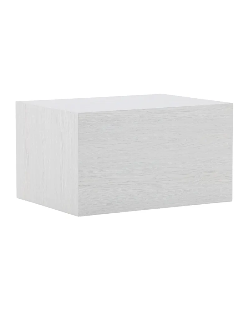York eckiger Couchtisch in Blockform in 80 × 60 cm, Whitewash, Ansicht 8