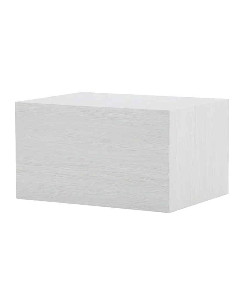 York eckiger Couchtisch in Blockform in 80 × 60 cm, Whitewash, Ansicht 10