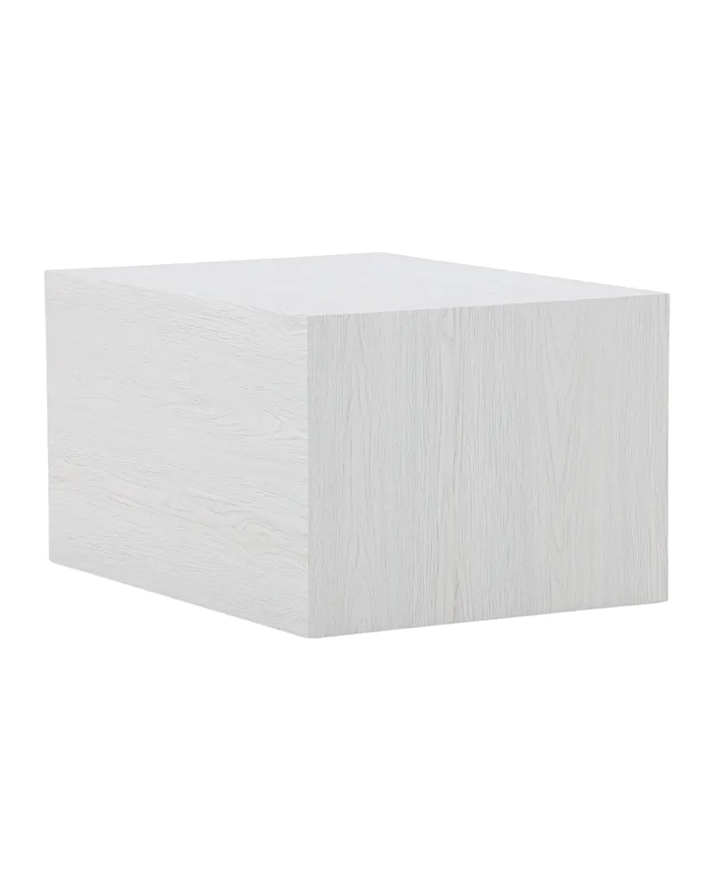 York eckiger Couchtisch in Blockform in 80 × 60 cm, Whitewash, Ansicht 11