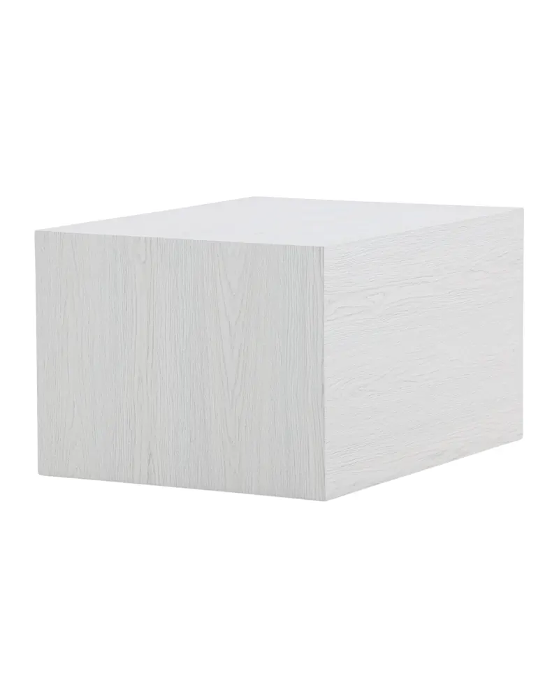 York eckiger Couchtisch in Blockform in 80 × 60 cm, Whitewash, Ansicht 12