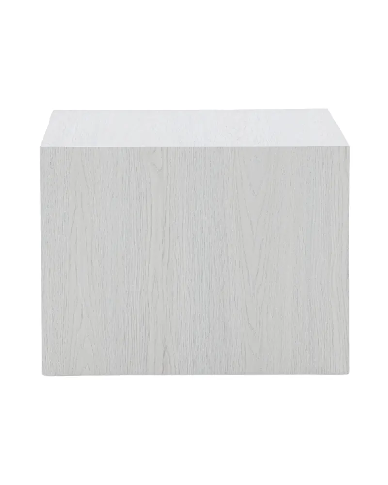 York eckiger Couchtisch in Blockform in 80 × 60 cm, Whitewash, Ansicht 3