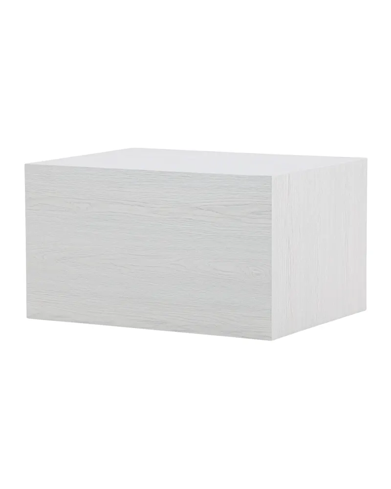 York eckiger Couchtisch in Blockform in 80 × 60 cm, Whitewash, Ansicht 4