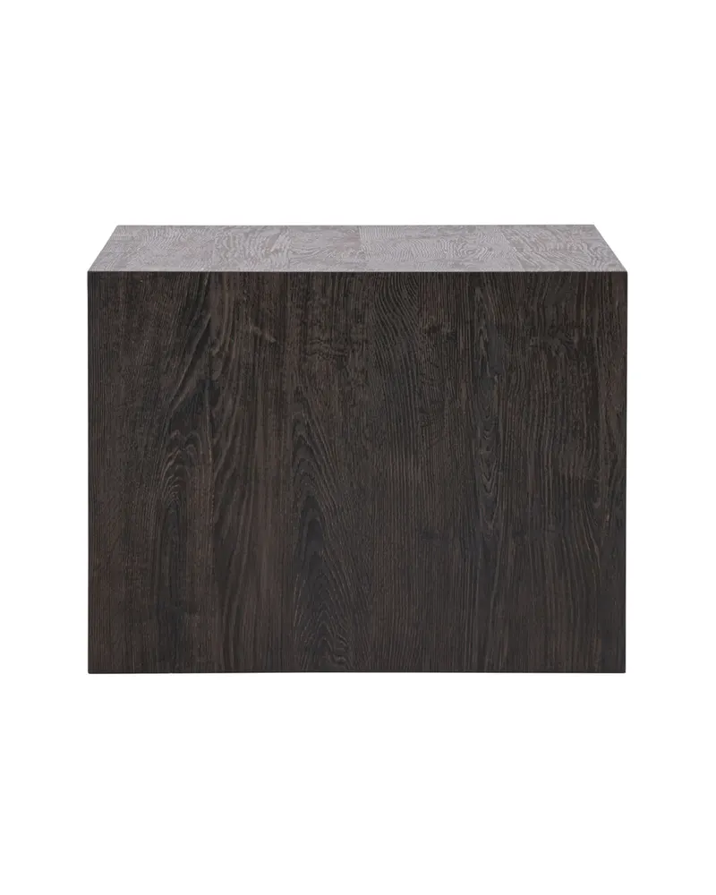 York eckiger Couchtisch in Blockform in 80 × 60 cm, Mokka, Ansicht 7