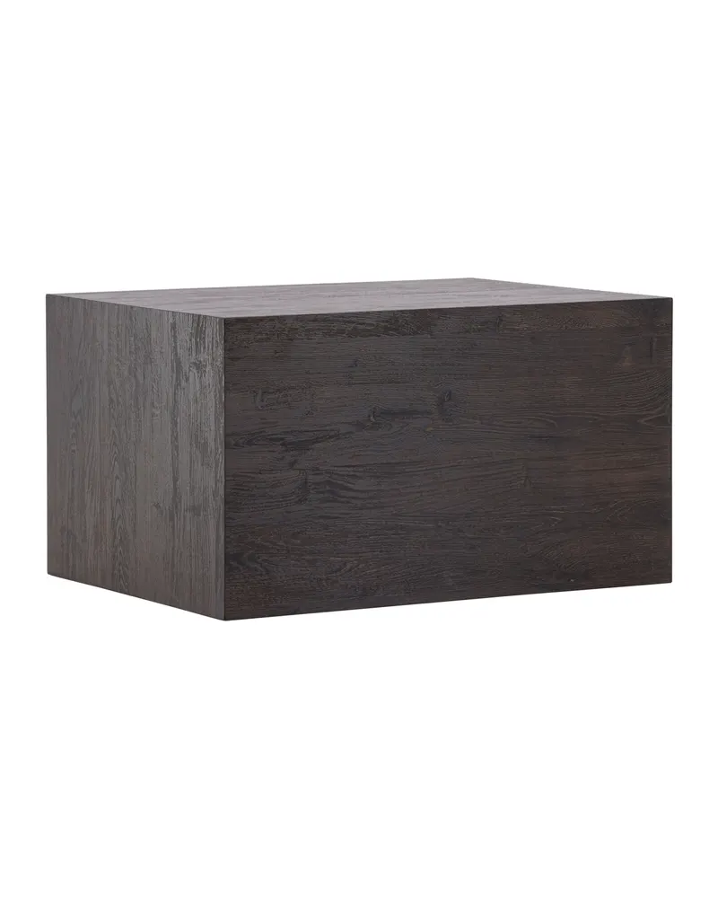 York eckiger Couchtisch in Blockform in 80 × 60 cm, Mokka, Ansicht 9