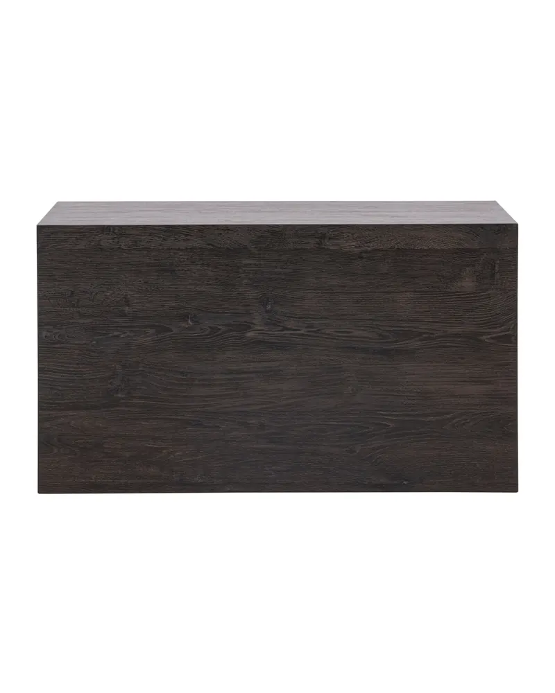 York eckiger Couchtisch in Blockform in 80 × 60 cm, Mokka, Ansicht 10