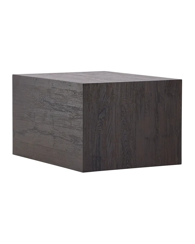 York eckiger Couchtisch in Blockform in 80 × 60 cm, Mokka, Ansicht 6