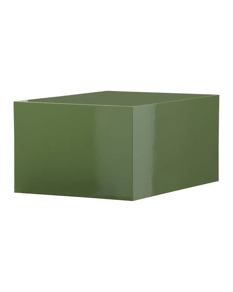 York eckiger Couchtisch in Blockform in 80 × 60 cm, Dunkelgrün, Ansicht 5