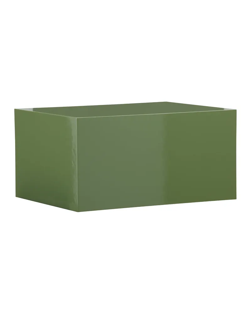 York eckiger Couchtisch in Blockform in 80 × 60 cm, Dunkelgrün, Ansicht 6