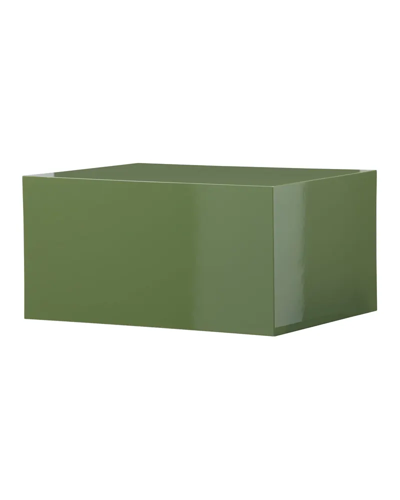 York eckiger Couchtisch in Blockform in 80 × 60 cm, Dunkelgrün, Ansicht 8
