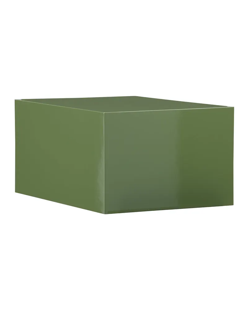 York eckiger Couchtisch in Blockform in 80 × 60 cm, Dunkelgrün, Ansicht 9