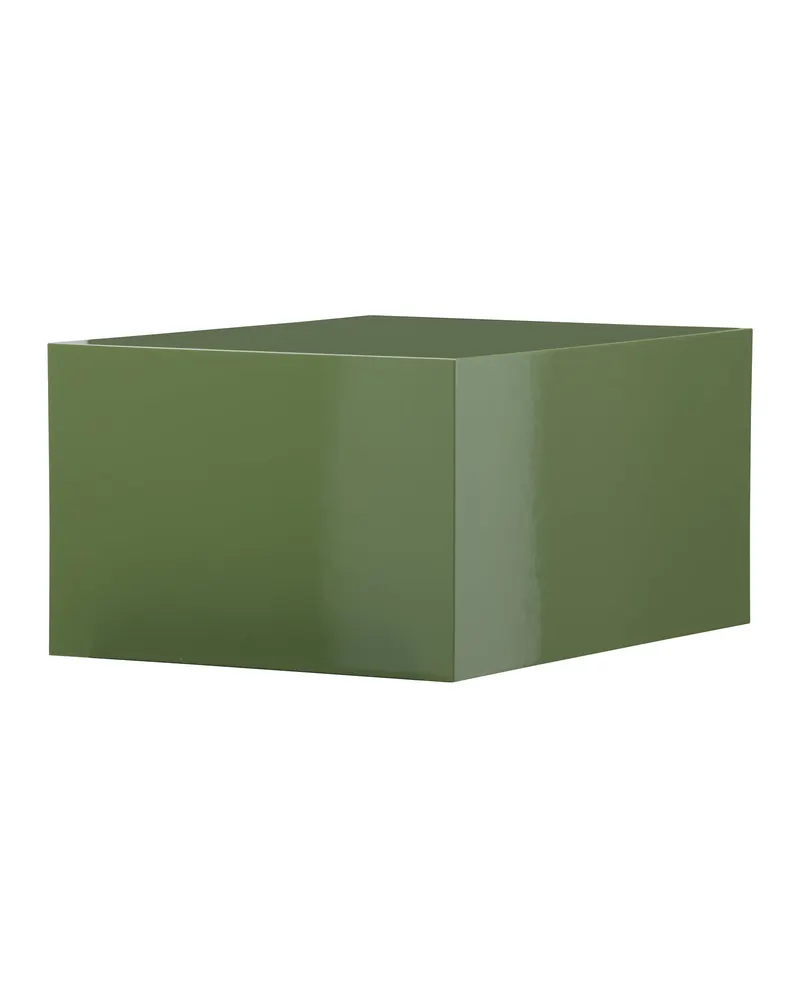 York eckiger Couchtisch in Blockform in 80 × 60 cm, Dunkelgrün, Ansicht 11