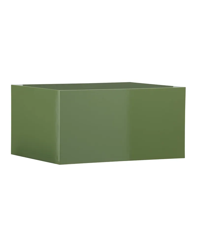 York eckiger Couchtisch in Blockform in 80 × 60 cm, Dunkelgrün, Ansicht 12