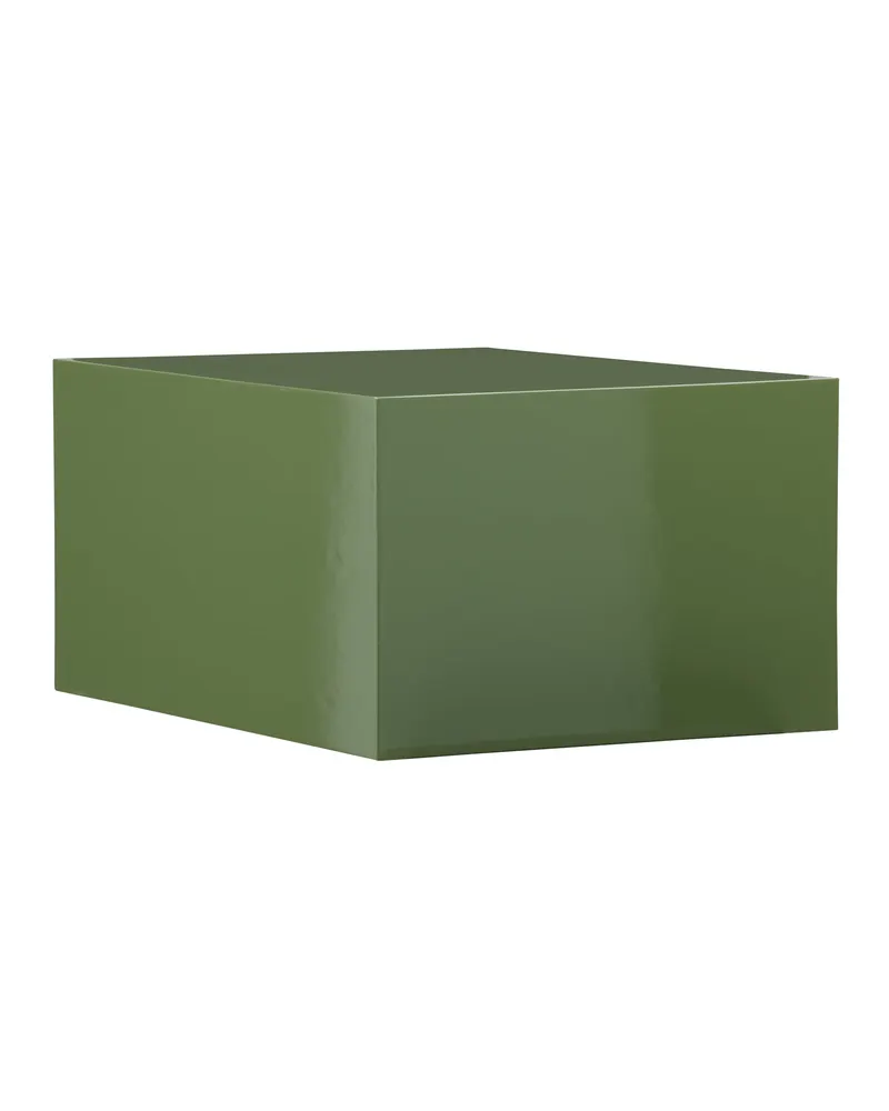 York eckiger Couchtisch in Blockform in 80 × 60 cm, Dunkelgrün, Ansicht 4