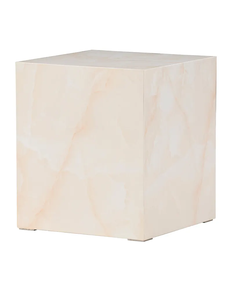York eckiger Couchtisch in Blockform in 40 × 40 cm, Hellgelb, Ansicht 11
