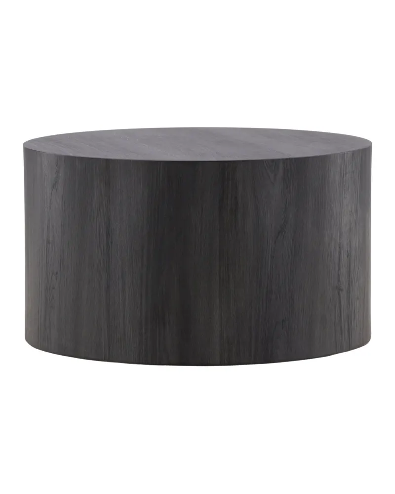 York runder Couchtisch in Zylinderform in Ø 80 cm, Schwarz, Ansicht 2