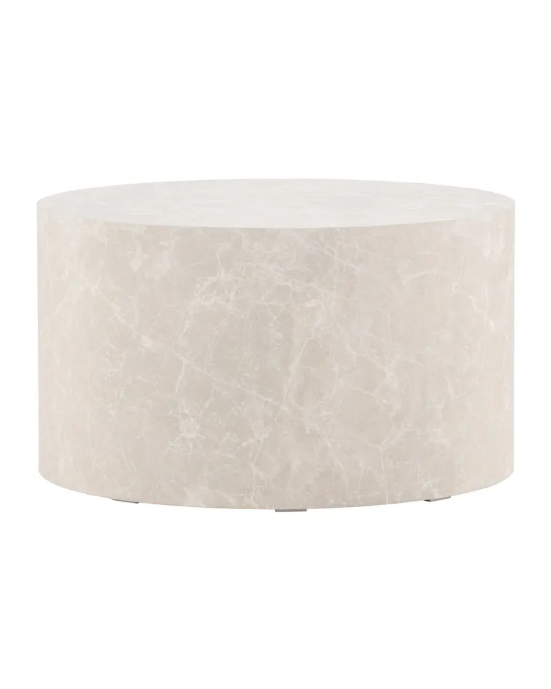 York runder Couchtisch in Zylinderform in Ø 80 cm, Beige, Ansicht 6