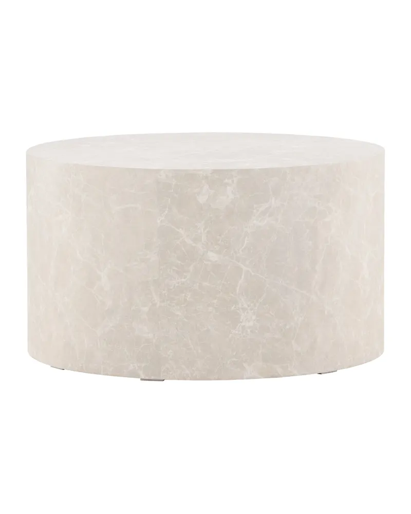 York runder Couchtisch in Zylinderform in Ø 80 cm, Beige, Ansicht 8