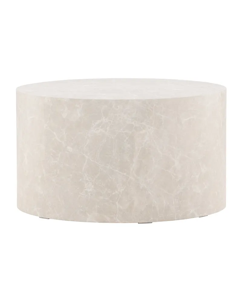 York runder Couchtisch in Zylinderform in Ø 80 cm, Beige, Ansicht 9