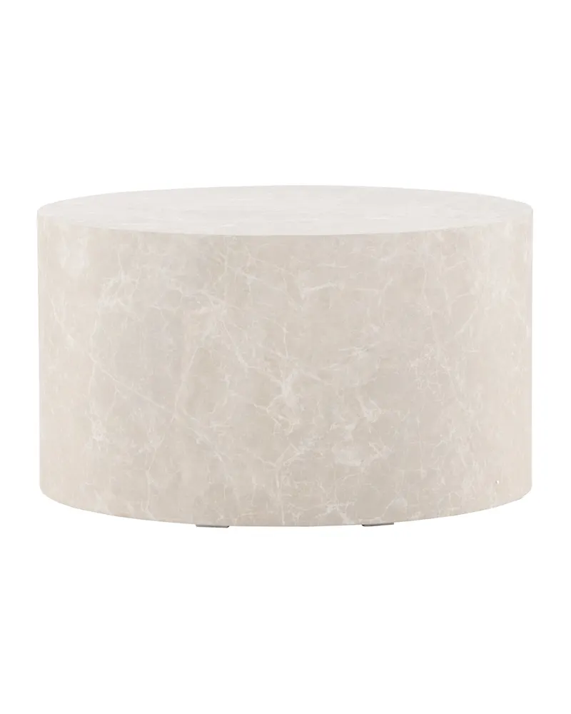 York runder Couchtisch in Zylinderform in Ø 80 cm, Beige, Ansicht 10