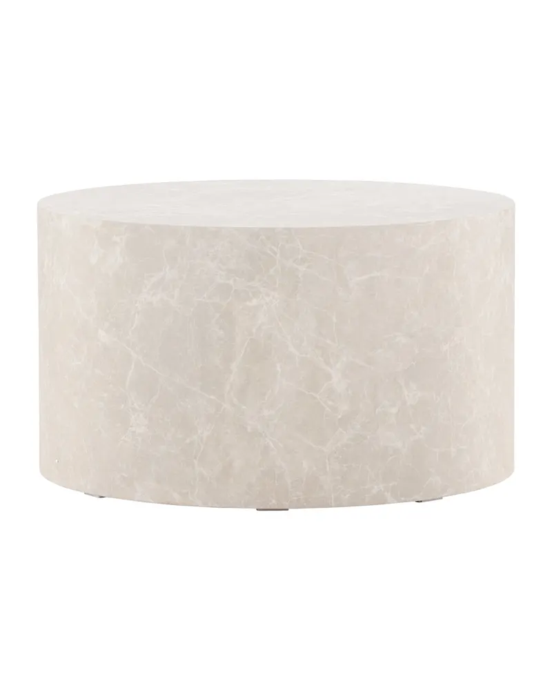 York runder Couchtisch in Zylinderform in Ø 80 cm, Beige, Ansicht 12