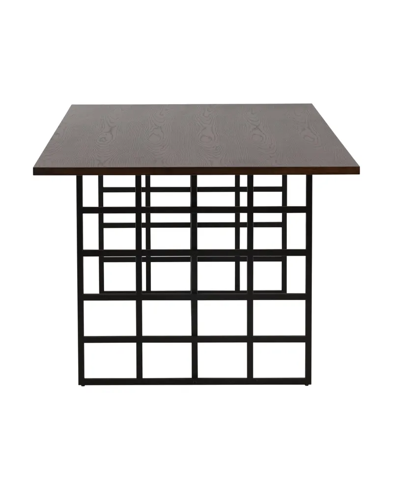 Ystad Esstisch 220 × 100 cm mit Gittergestellen, Ansicht 3
