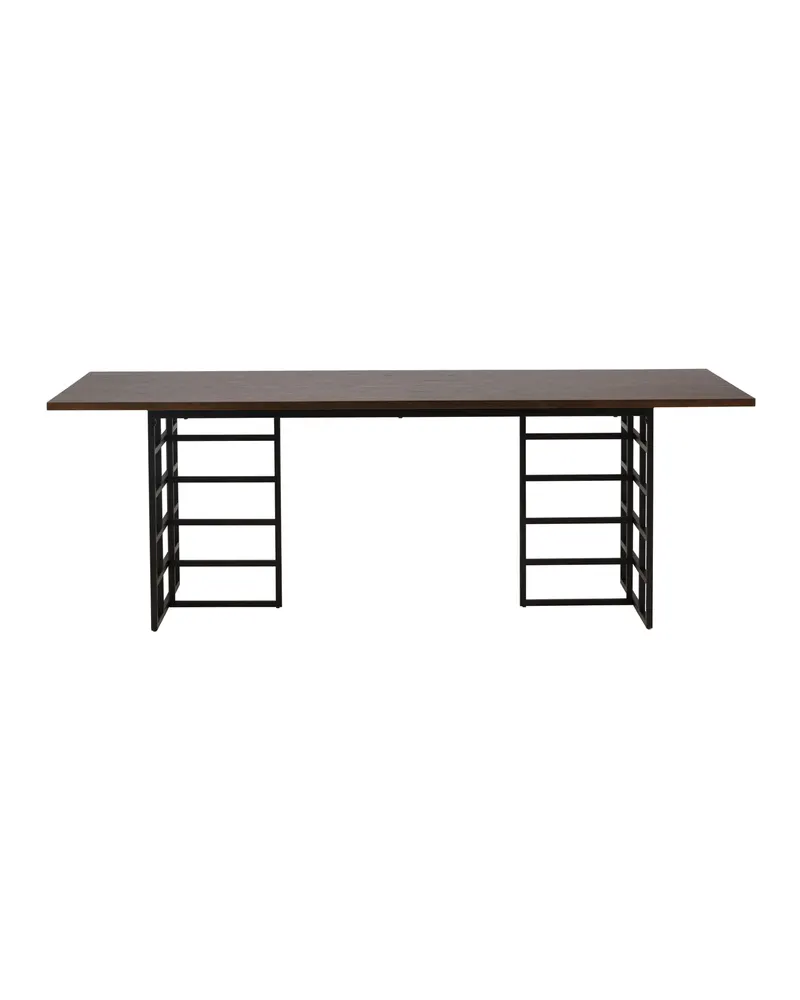 Ystad Esstisch 220 × 100 cm mit Gittergestellen, Ansicht 4