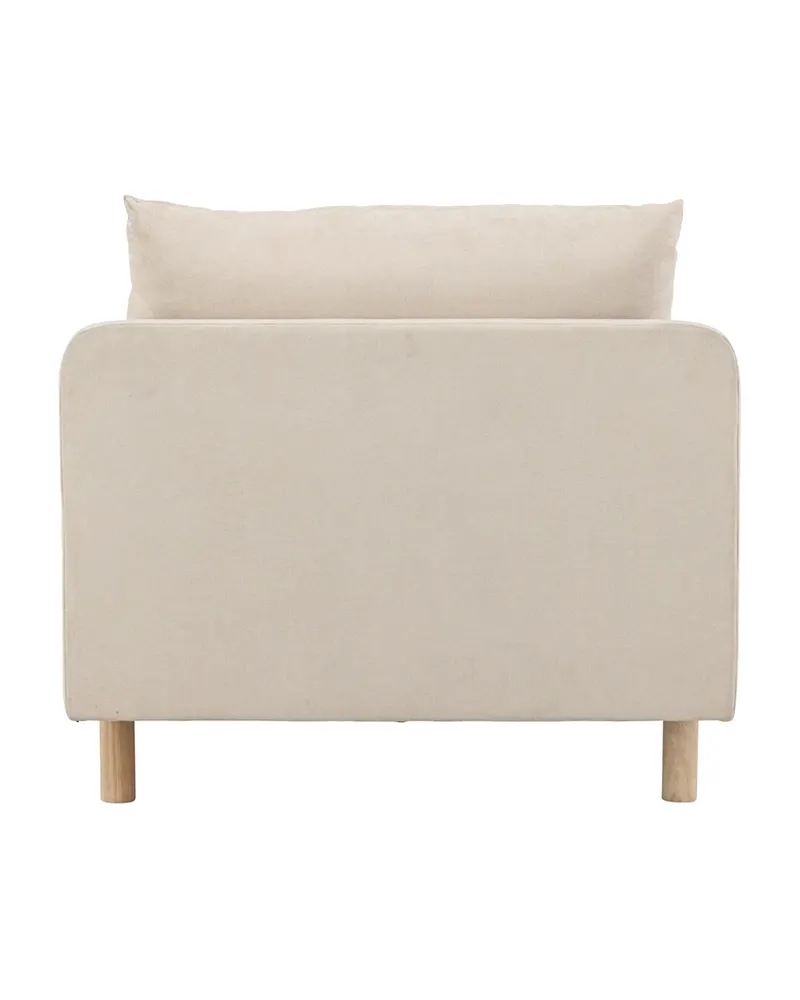 Zero Sofa-Modul mit Holzbeinen in 152 × 83 × 94 cm, Ansicht 6