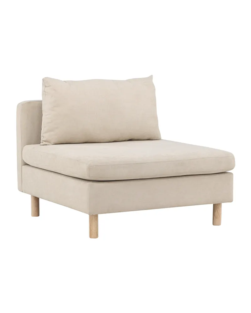 Zero Sofa-Modul mit Holzbeinen in 102 × 83 × 94 cm, Ansicht 2