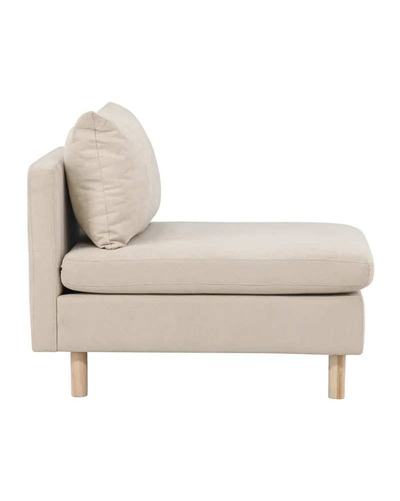Zero Sofa-Modul mit Holzbeinen in 102 × 83 × 94 cm, Ansicht 4