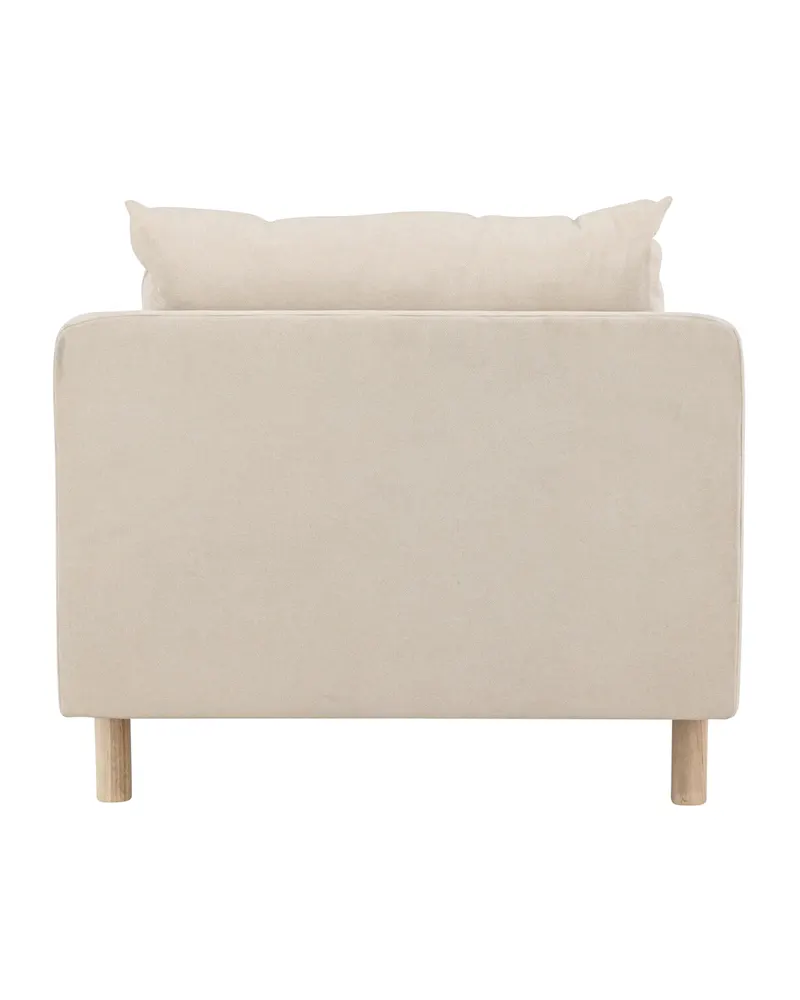 Zero Sofa-Modul mit Holzbeinen in 102 × 83 × 94 cm, Ansicht 6
