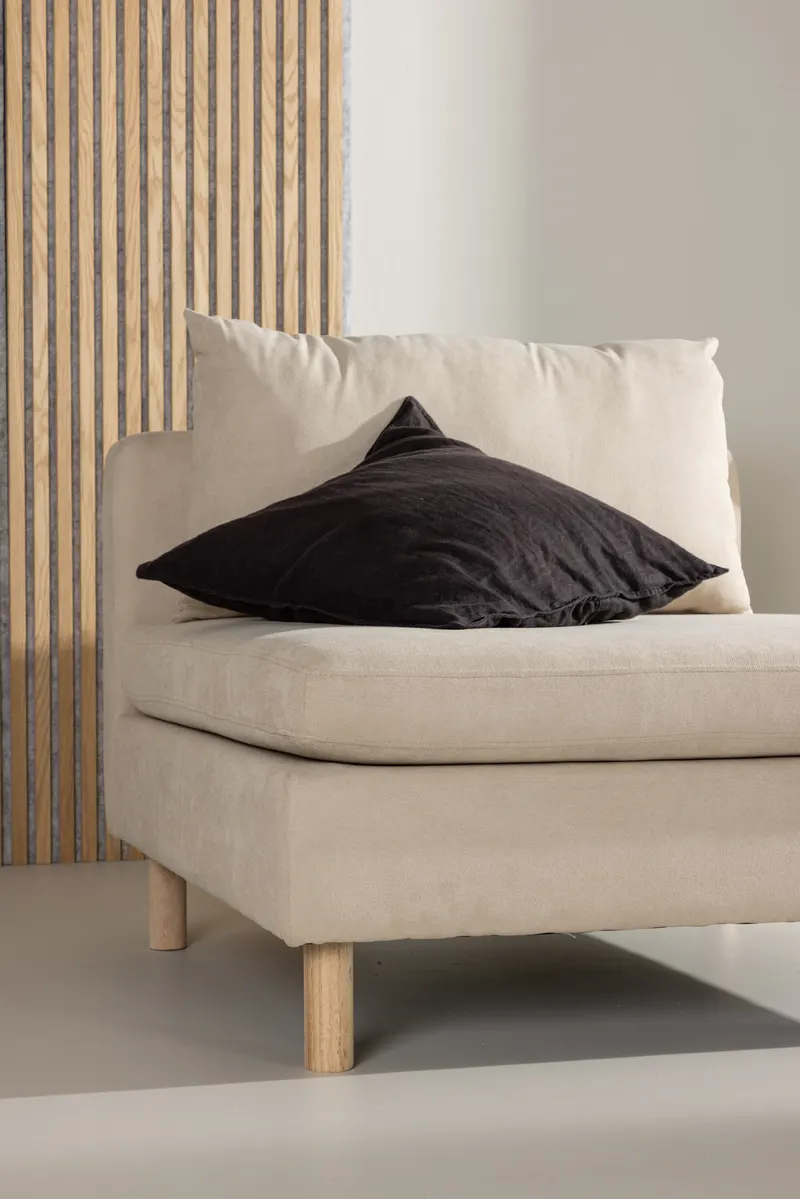 Zero Sofa-Modul mit Holzbeinen in 102 × 83 × 94 cm, im Wohnraum, Ansicht 2