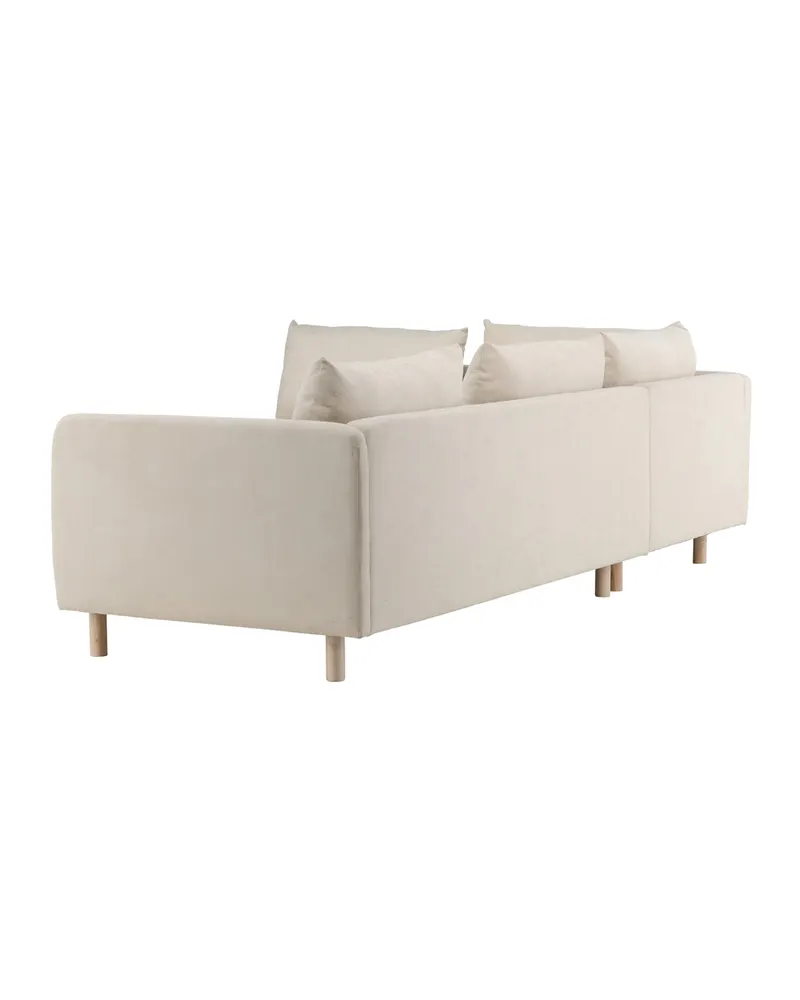 Zero Ecksofa in L-Form mit Holzbeinen, Ansicht 7