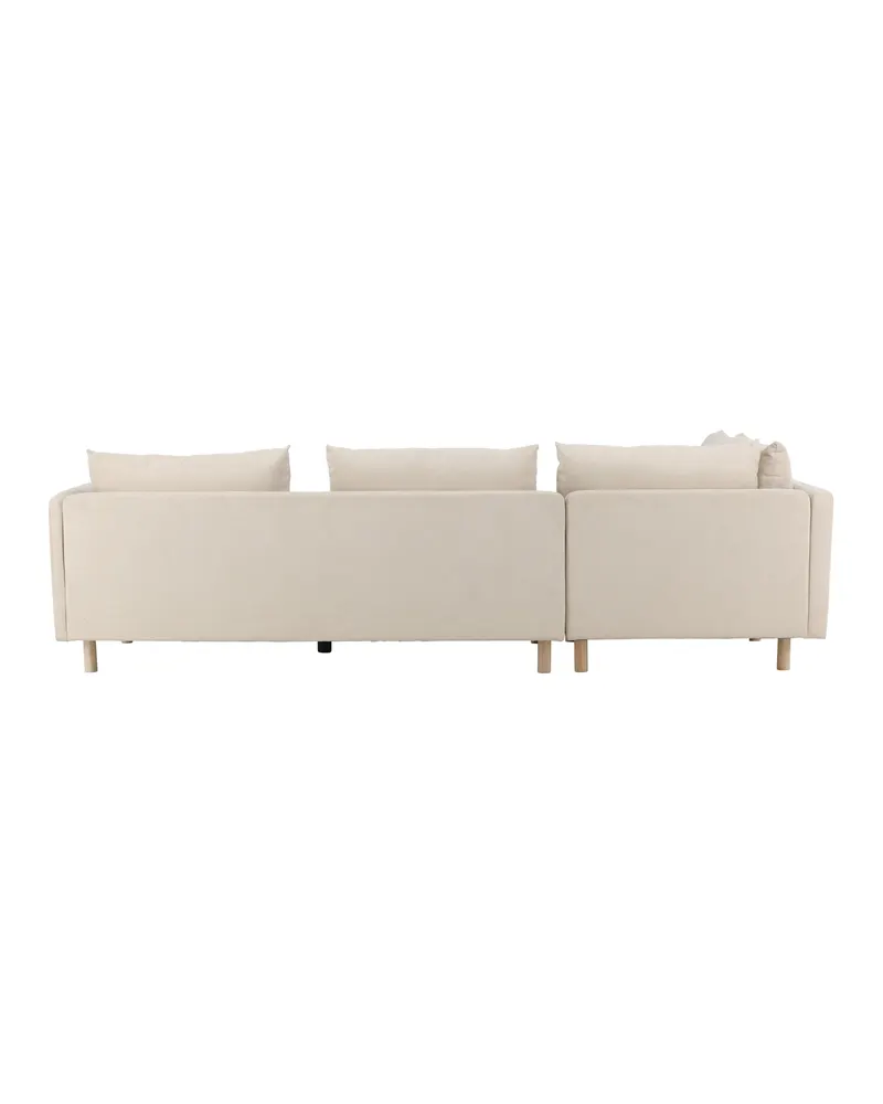 Zero Ecksofa in L-Form mit Holzbeinen, Ansicht 8
