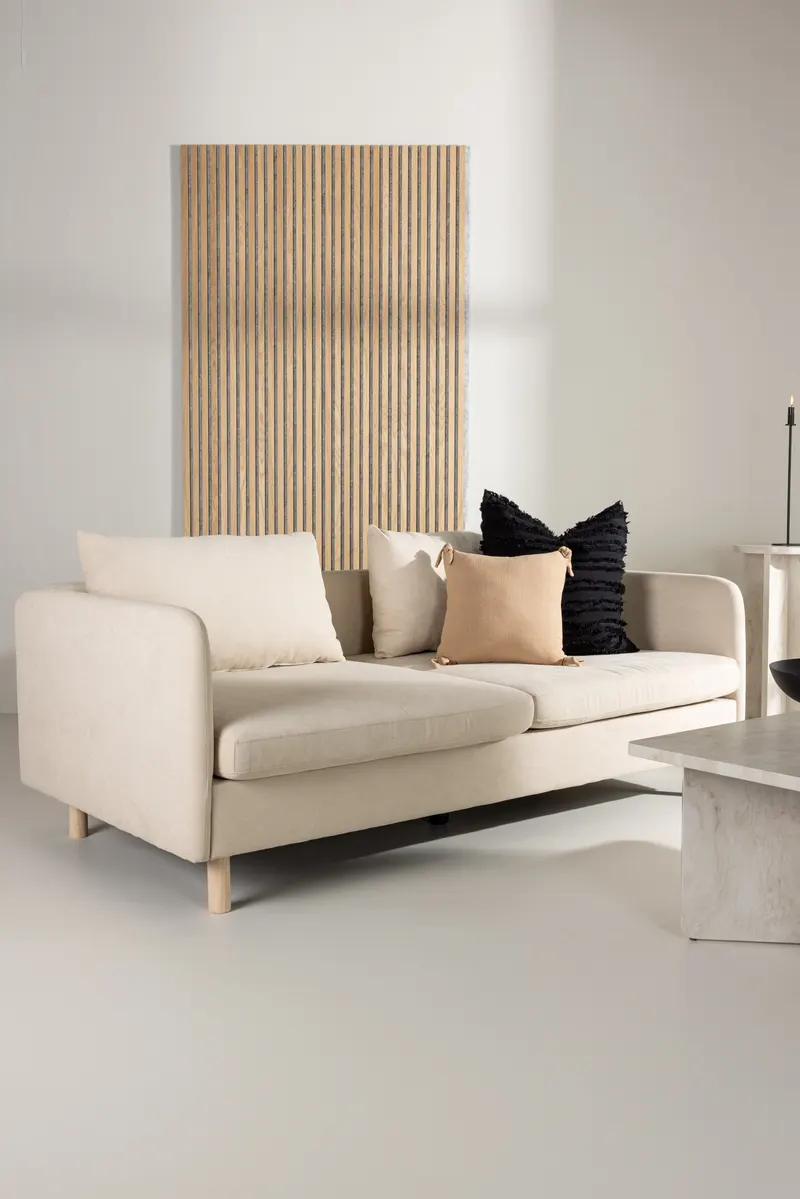 Zero Sofa mit Holzbeinen, im Wohnraum, Ansicht 1