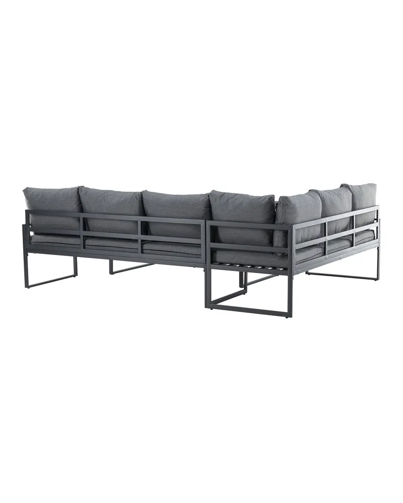 Zingaro Gartenlounge mit Ecksofa und Glastisch, Ansicht 10