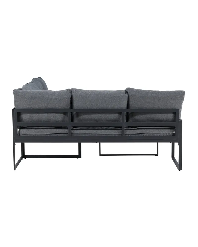 Zingaro Gartenlounge mit Ecksofa und Glastisch, Ansicht 4