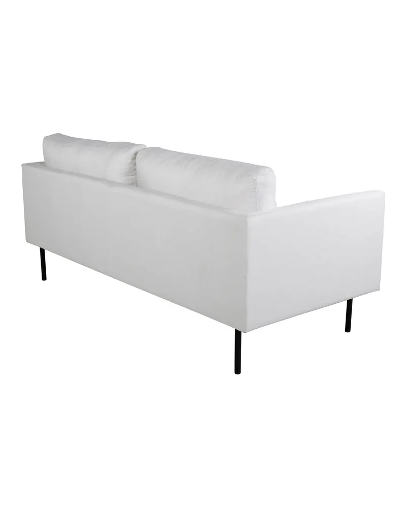 Zoom 2-Sitzer-Sofa mit Stahlbeinen in Schwarz, Ansicht 6