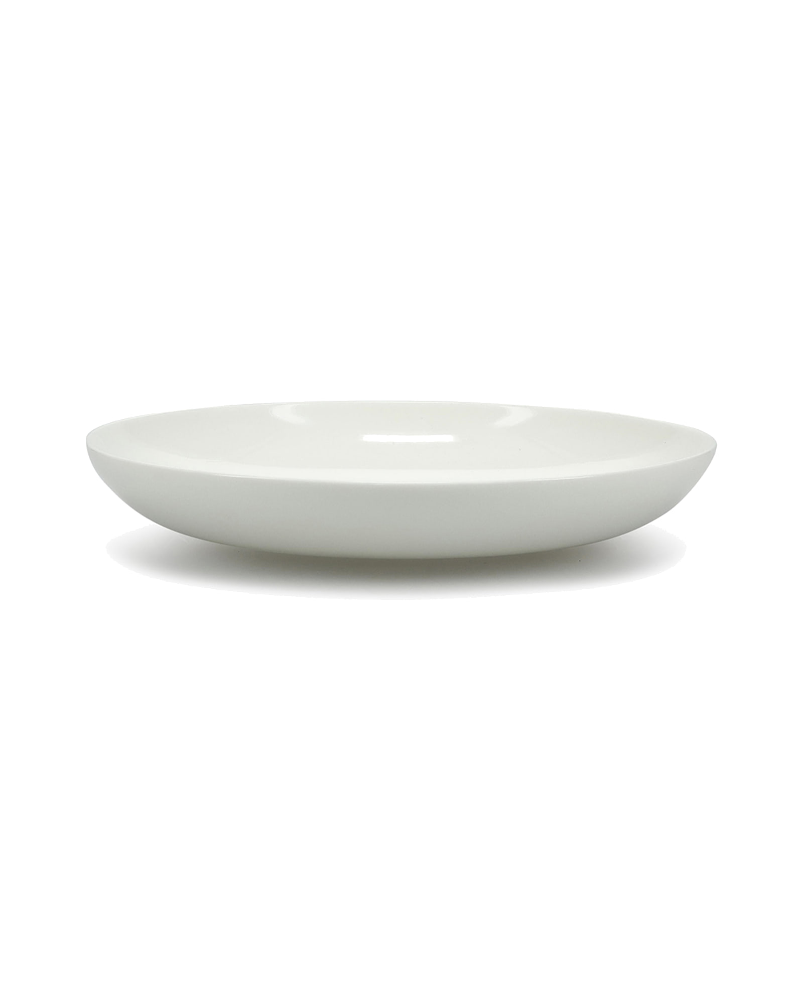 Alura Schale aus Vegan Bone Porcelain, Weiß, Ø 22 cm, H 4 cm, Ansicht 1