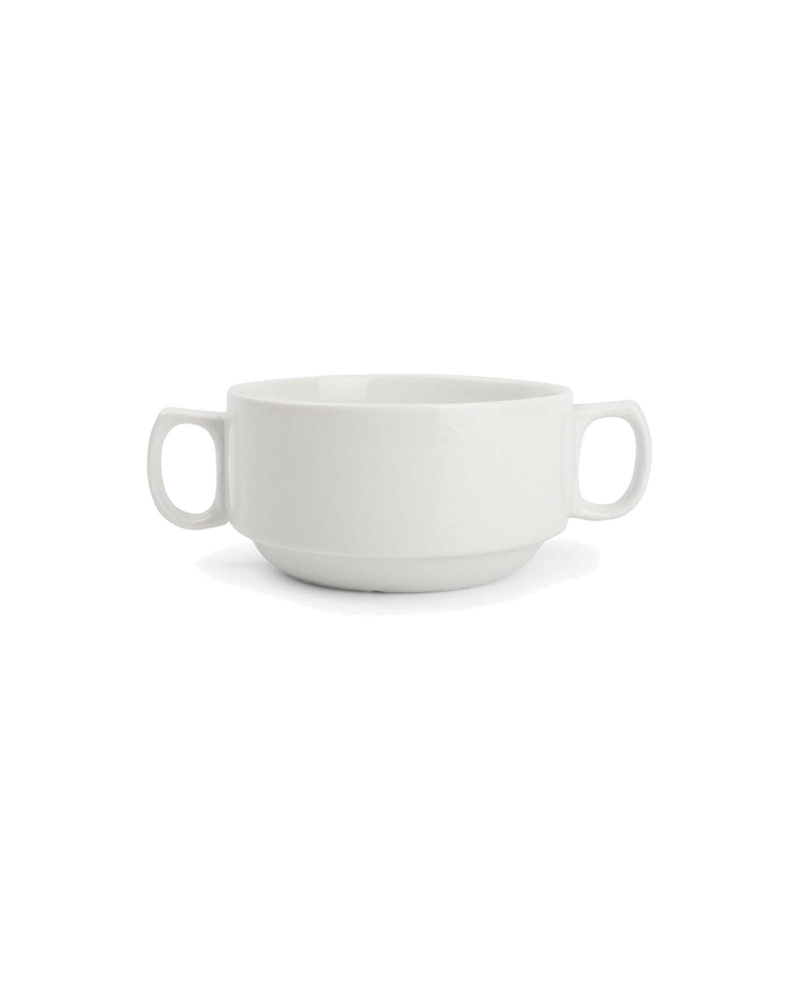 Appetite Suppenschale aus weißem Porzellan, Weiß, Ø 10,5 cm, H 6 cm